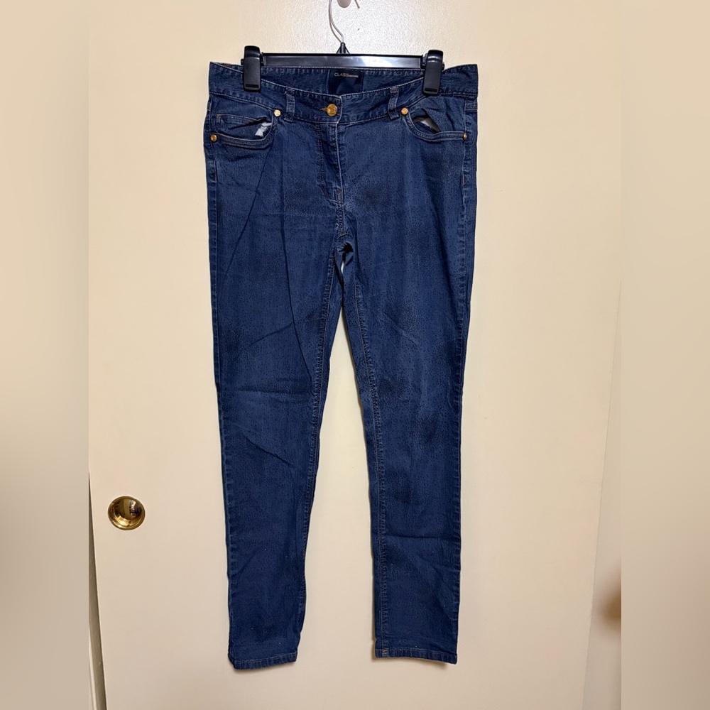 Roberto Cavalli Dark Blue Skinny Jeans